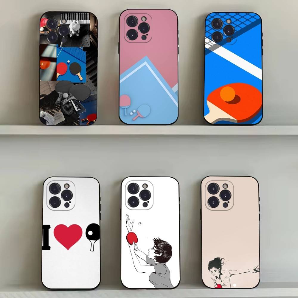 Table Tennis Cartoon - Table Tennis Racket Ping Pong Phone