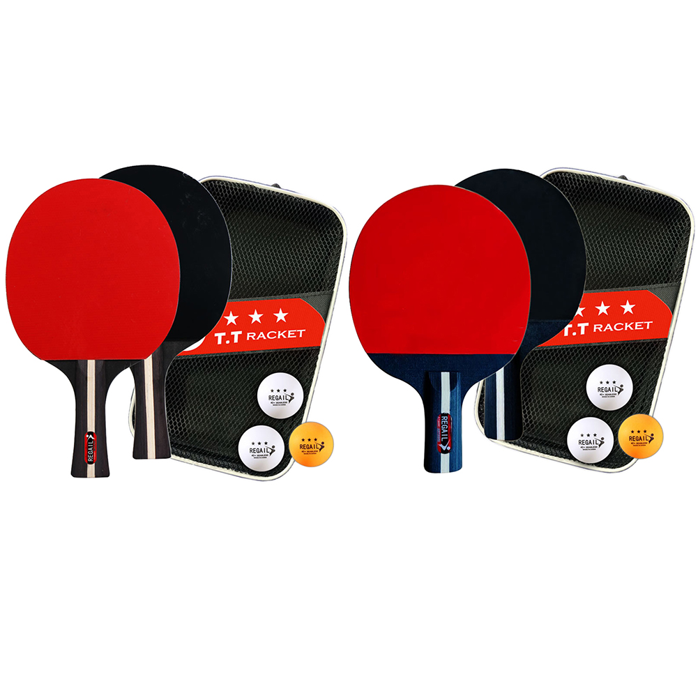 Ping Pong Racket 2 Rackets & 3 - đánh giá và giá Table Tennis Training China