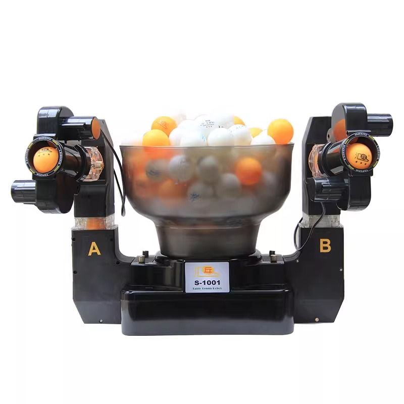 S1001 Double-head Multi-rotati - đánh giá và giá Table Tennis Head To Head